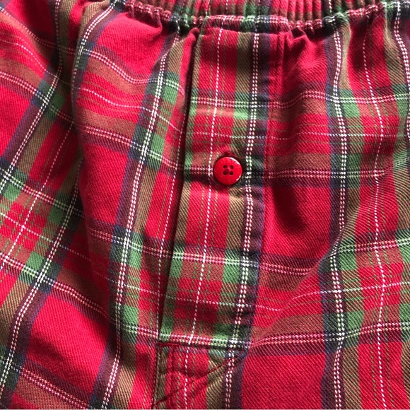 Disney Embroidered Christmas Mickey Plaid Sleep Short - Picture 4 of 5